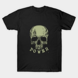 Retro skull, power skull T-Shirt